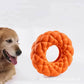 Pet Dog Chewing Toy Foraging Plate Rubber Ring Leak Feeder Resistant To Bite Molar Foraging Interactive Game Educational Toys