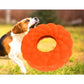 Pet Dog Chewing Toy Foraging Plate Rubber Ring Leak Feeder Resistant To Bite Molar Foraging Interactive Game Educational Toys