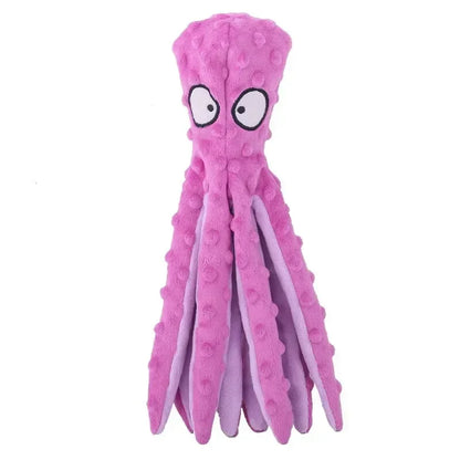 Octopus Squeaky Dog Toy – Soft, Durable & Interactive Chew Toy