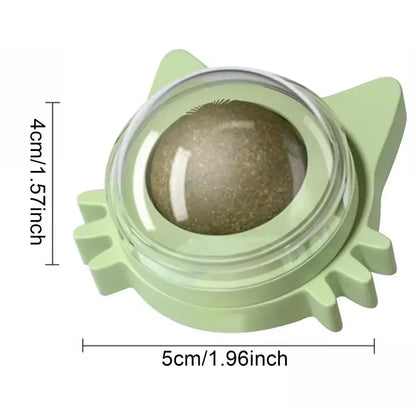 Lickable Catnip Balls – Fun Chew Toy & Dental Treat for Cats